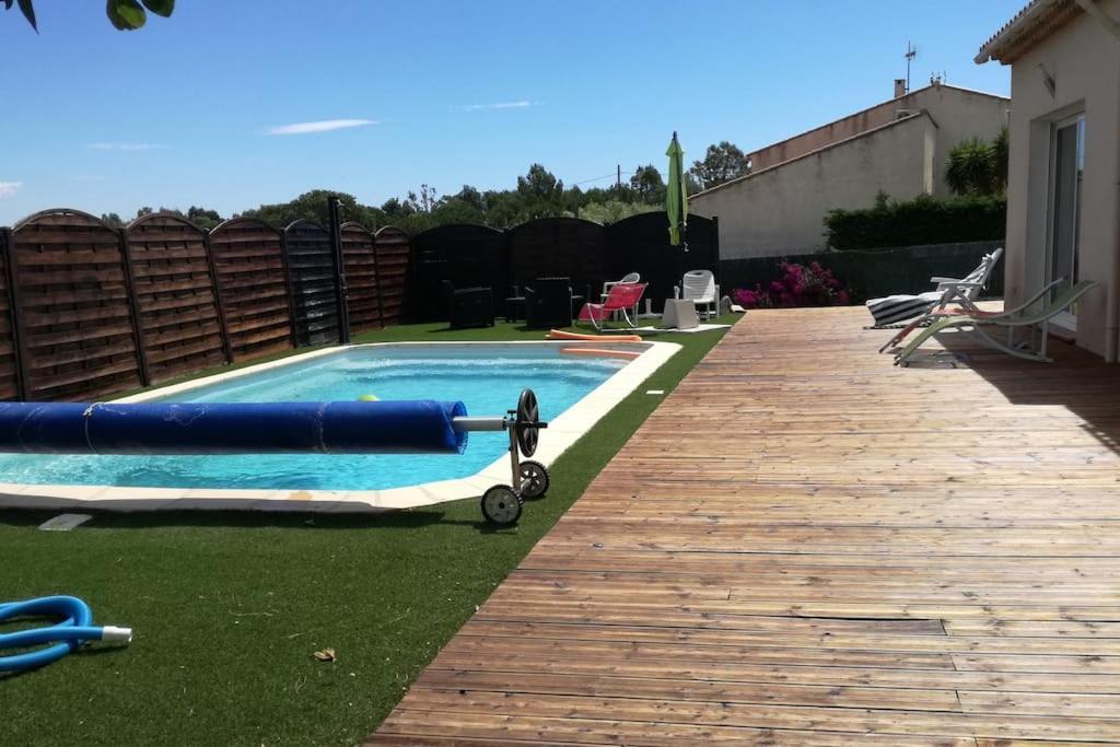 T2: 45M2 :4 Places :Independant Dans Villa Hyeres Exterior photo